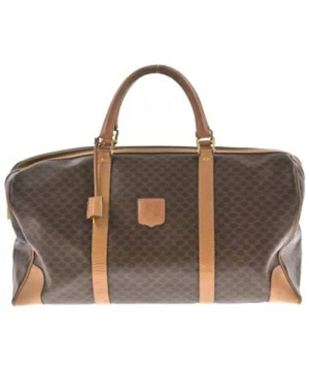 Celine Boston Macadam Bag Brown All over
